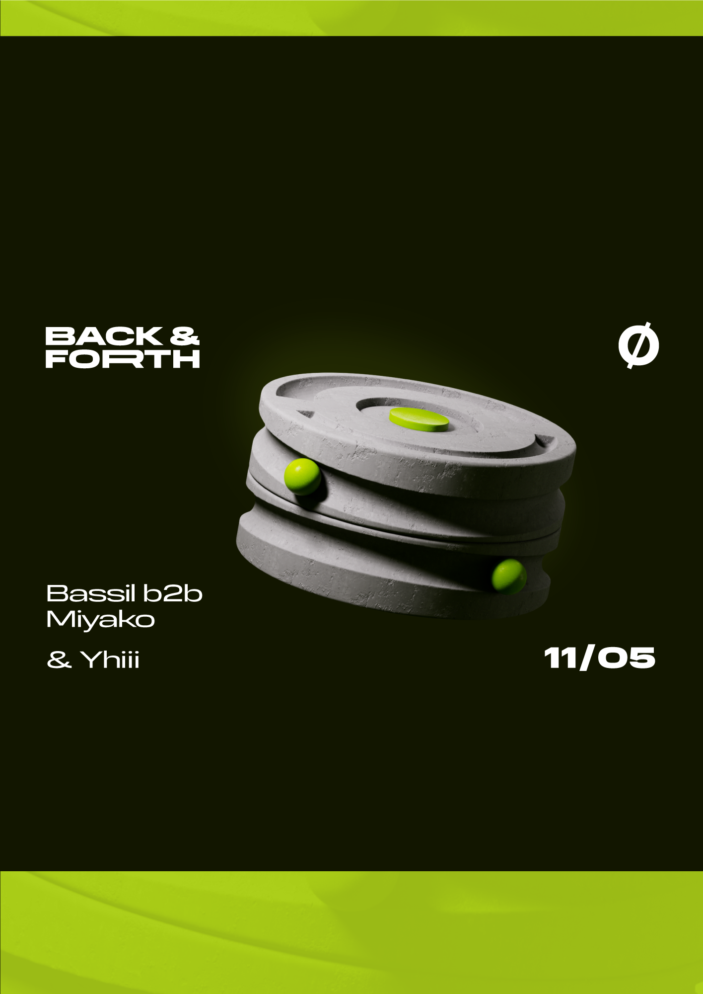 Back&forth: Bassil b2b Miyako & Yhii - Página frontal