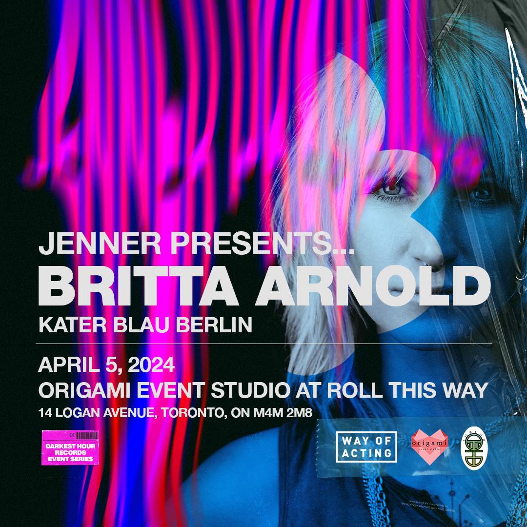 Jenner PRESENTS... Britta Arnold (Kater Blau, Berlin) - フライヤー表