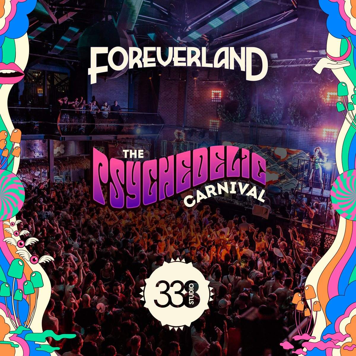 Foreverland London - Psychedelic Carnival - Página frontal