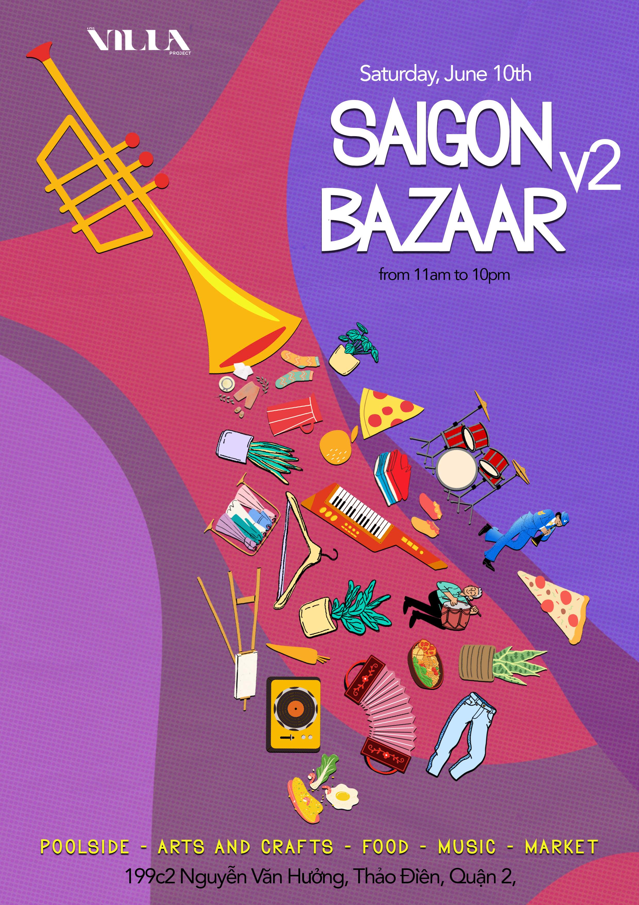 SAIGON BAZAAR VOL.2 - フライヤー表