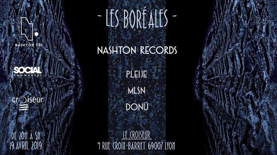 Les Boréales × Nashton Records - フライヤー表