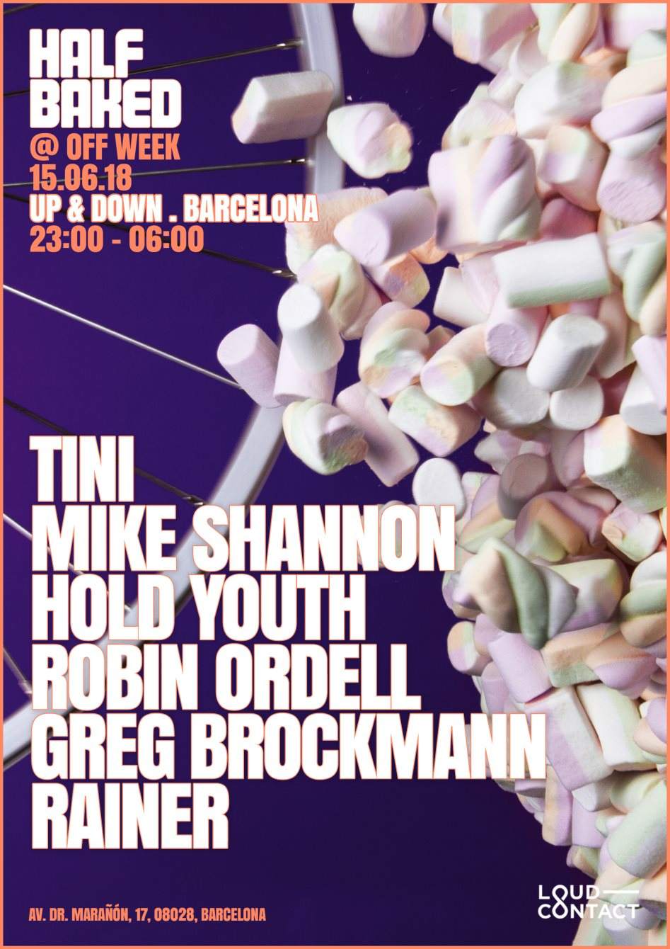 Half Baked Records Night Time at Off Week with tINI, Mike Shannon & Many More - Página frontal
