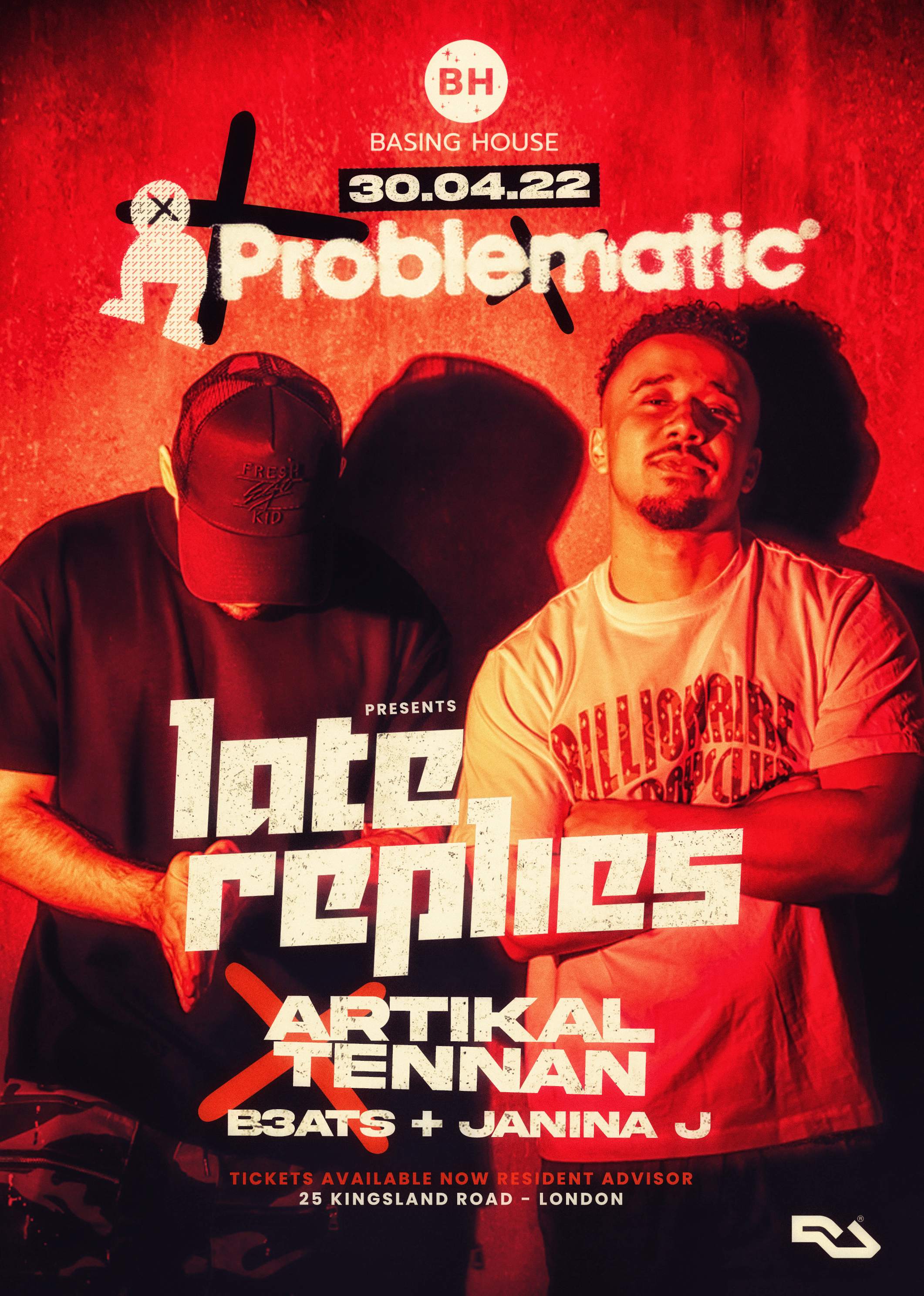 Problematic feat. Late Replies, Artikal and Tennan - Página frontal