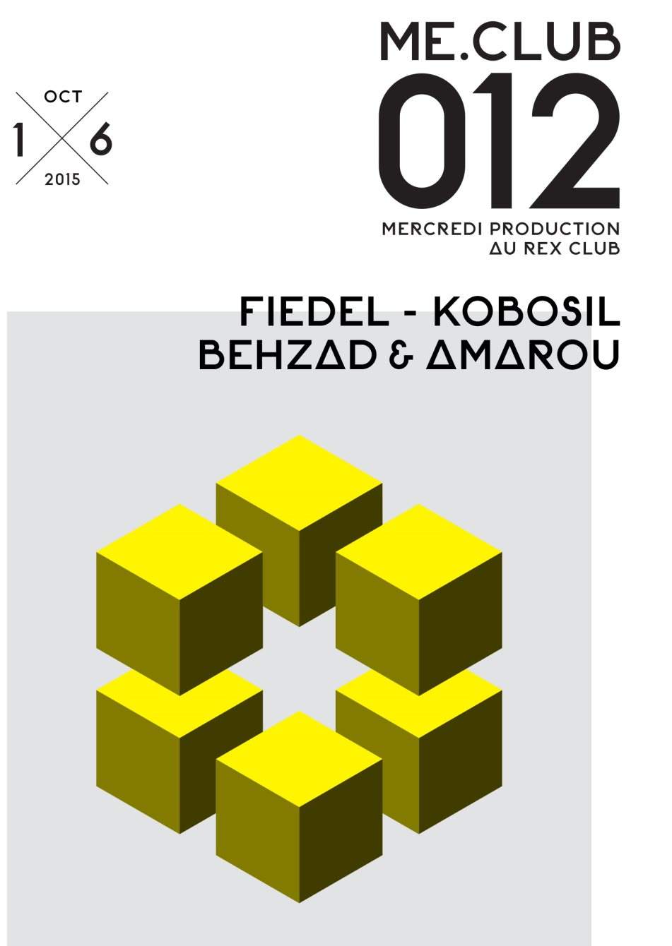 ME.Club.012: Fiedel, Kobosil, Bezhad & Amarou - Página frontal