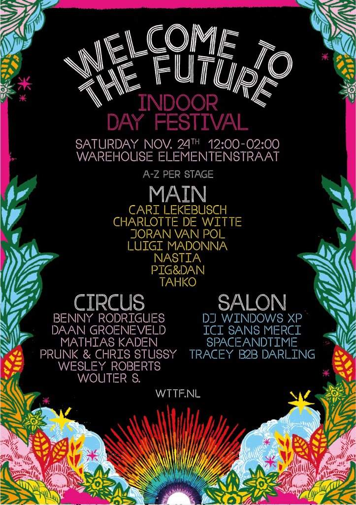 Welcome to the Future - Indoor Day Festival 2018 - Página frontal
