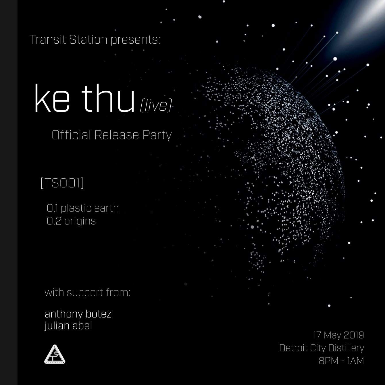 Transit Station x ke thu Release Party - Página frontal