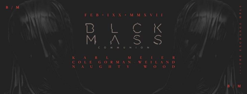 Black Mass with Karl Meier - フライヤー裏