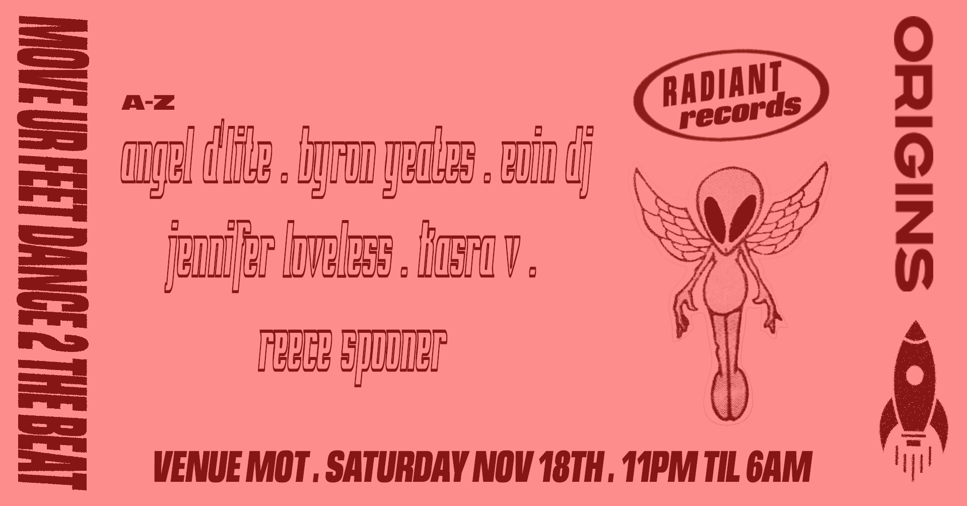 Origins x Radiant Records: Byron Yeates, Jennifer Loveless, Angel D ...
