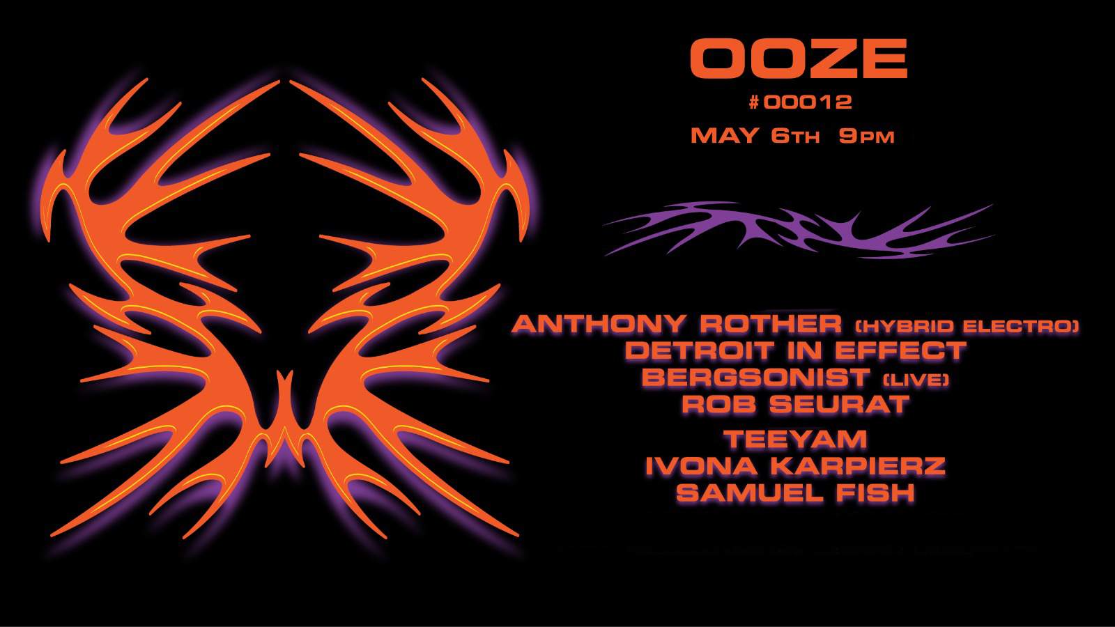 Ooze with Anthony Rother (Hybrid Electro), Detroit In Effect, Bergsonist (Live) & More - Página frontal