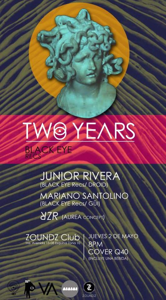 Black EYE Records Celebrate Two Years of Under Movement - フライヤー表