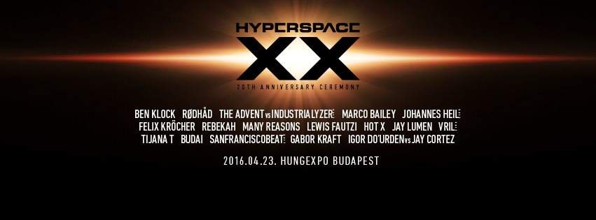 Hyperspace XX - Página frontal