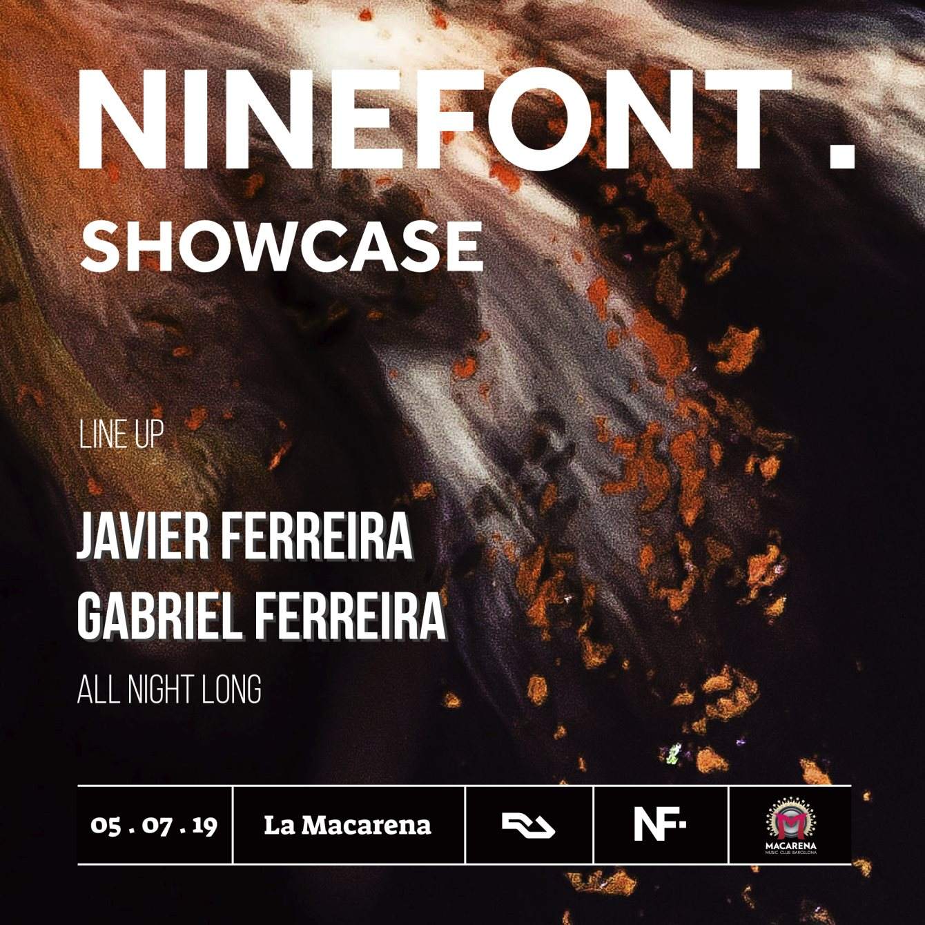 Ninefont Showcase - フライヤー表
