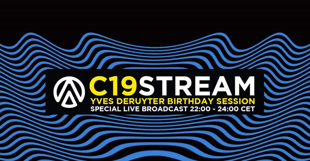 Ampere C19 Stream - Yves Deruyter Birthday Live Special - フライヤー表