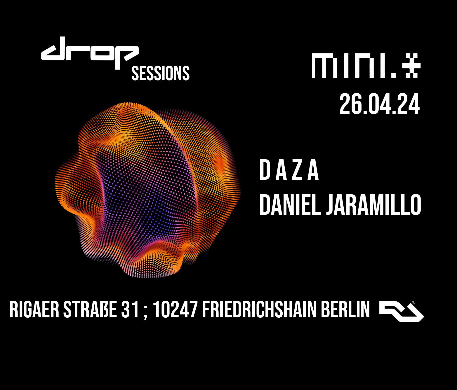 Drop Sessions BERLIN DAZA & Jaramillo - フライヤー表