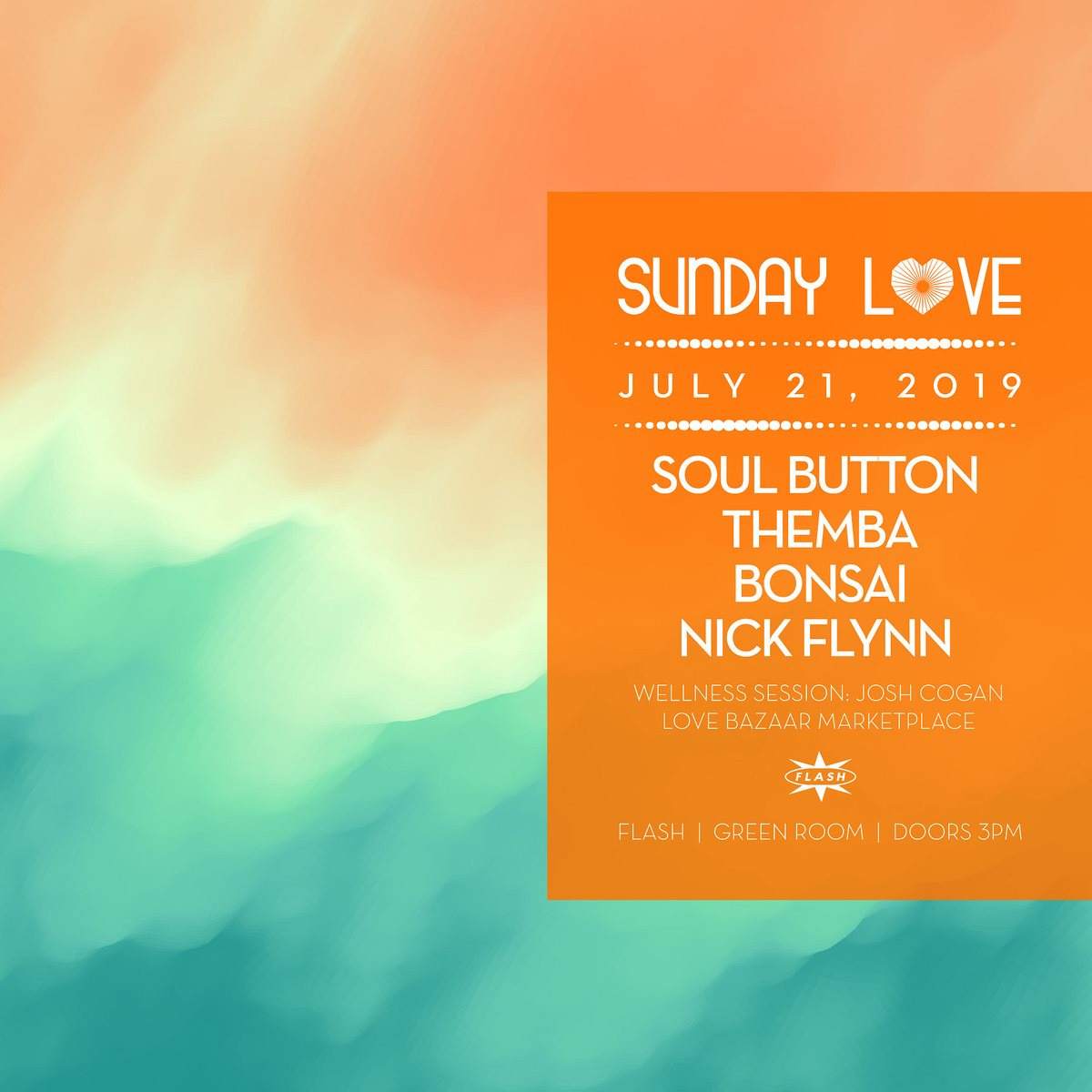 Sunday Love: Soul Button - Themba - Bonsai - Nick Flynn - Página frontal
