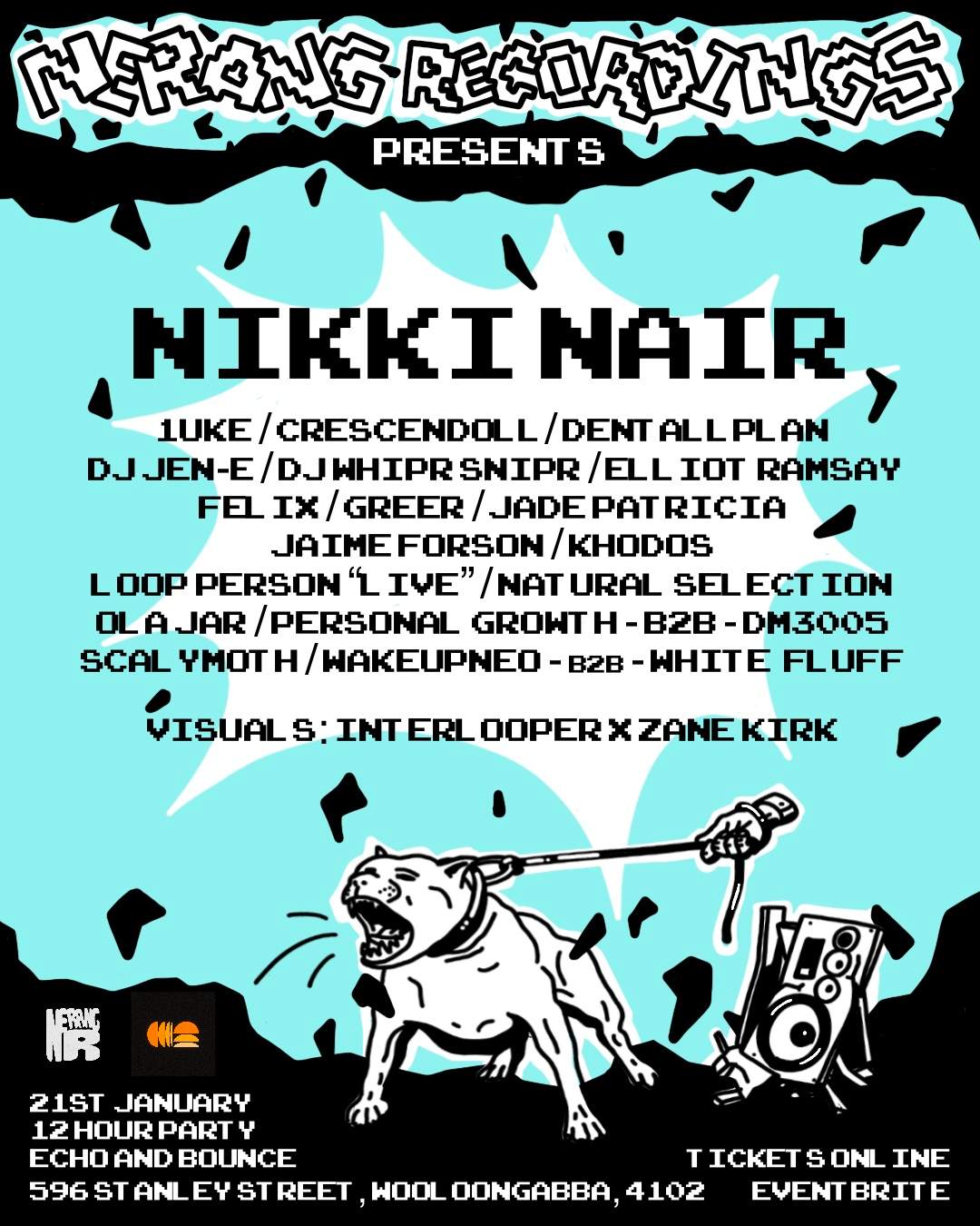 Nerang Fest Ft Niki Nair, 20 Artist Affair - フライヤー表