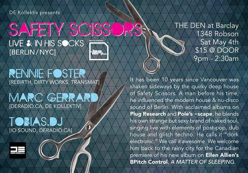Safety Scissors Live & in his Socks - Página trasera