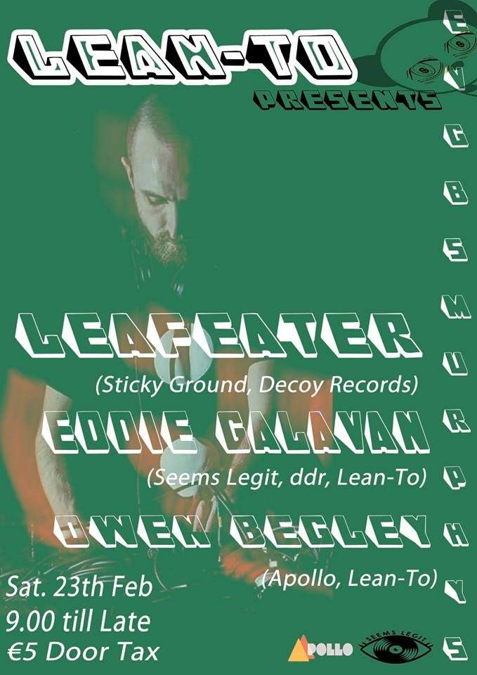 Lean-To present Leafeater - フライヤー表