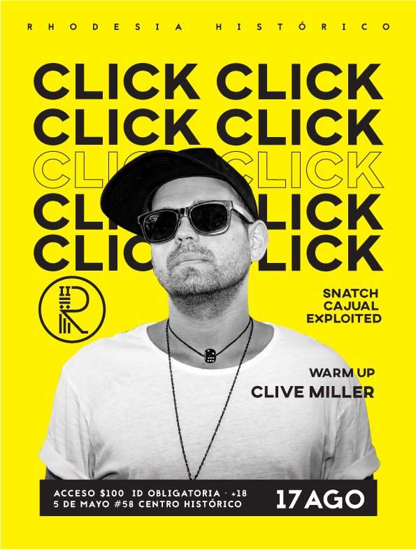 Click Click & Clive Miller at Rhodesia Histórico - フライヤー表