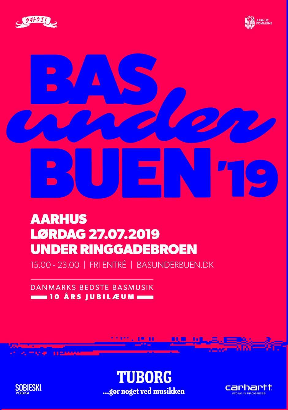 Bas Under Buen 2019 - Aarhus - フライヤー表