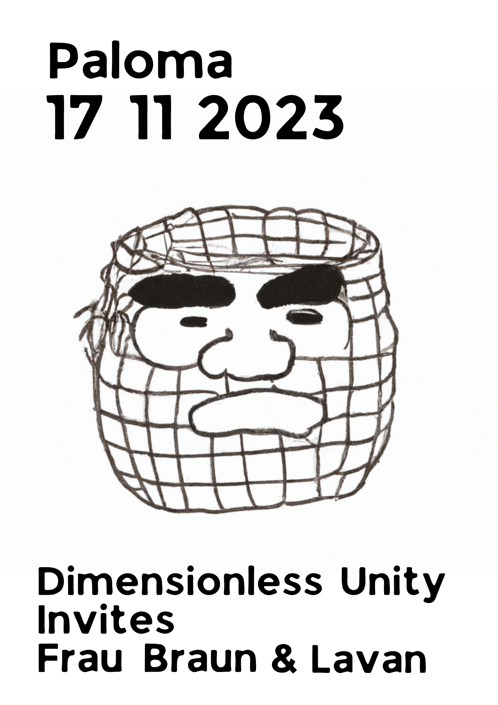 Dimensionless Unity Invites Frau Braun & Lavan - Página frontal