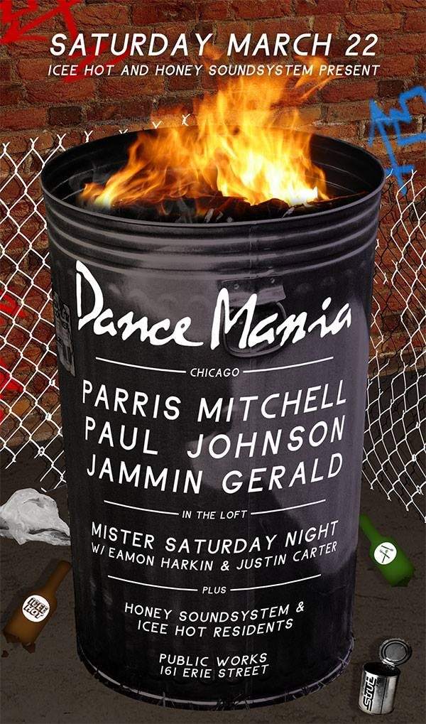 Icee Hot & Honey Soundsystem present Dance Mania & Mister Saturday Night - Página frontal