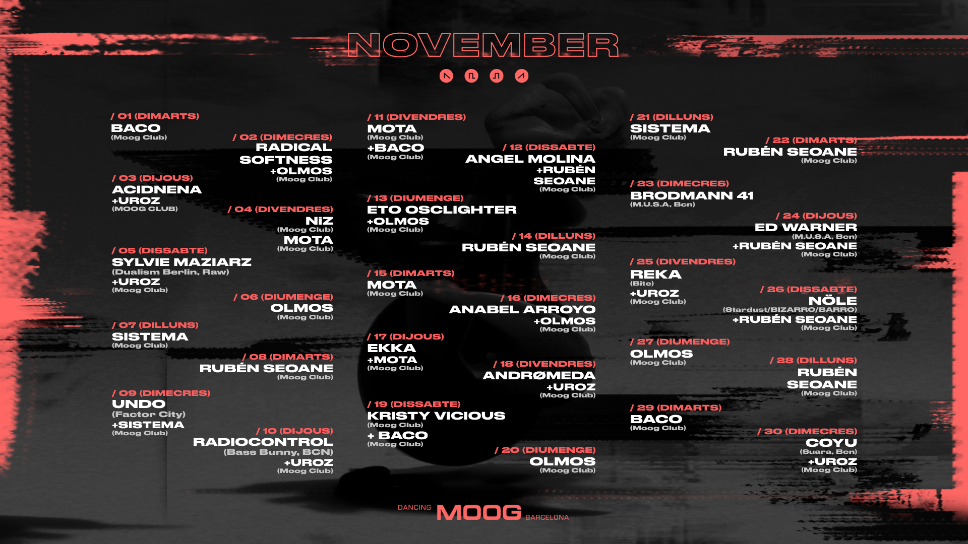 Radical Softness + Olmos (MOOG Club) at Moog Club, Barcelona
