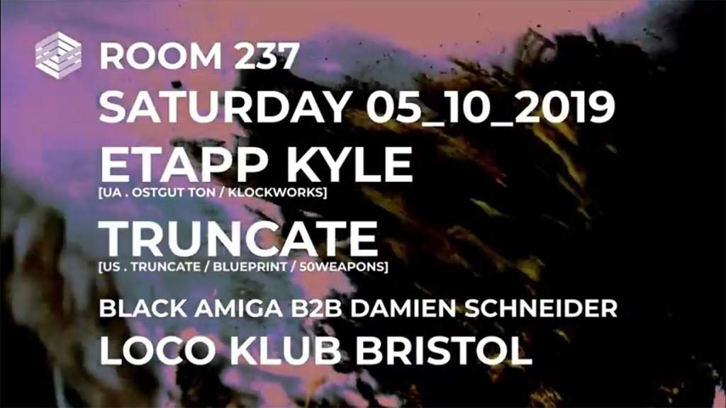 Room 237 presents Etapp Kyle & Truncate - Página frontal