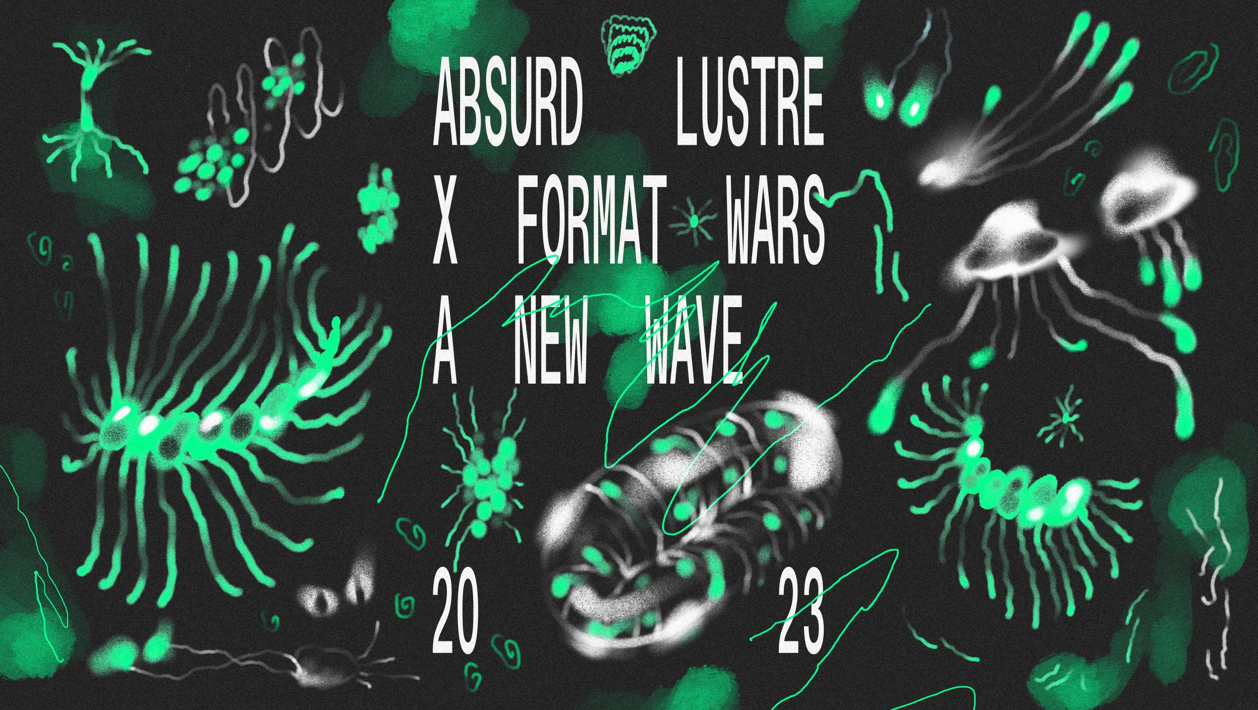 A NEW WAVE: Absurd Lustre x Format Wars (December) - フライヤー表