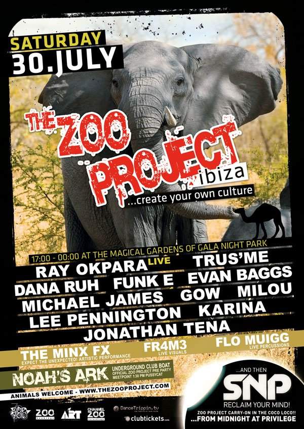 The Zoo Project featuring Dana Ruh, Trus Me, Ray Okpara - Página frontal