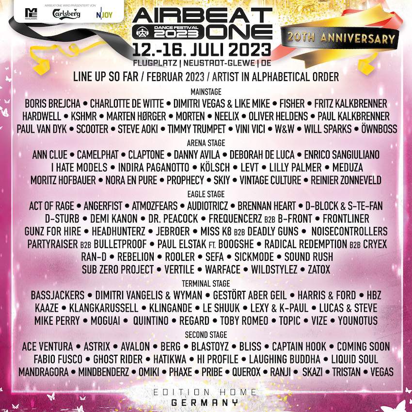 AIRBEAT ONE Festival 2023 - Página frontal