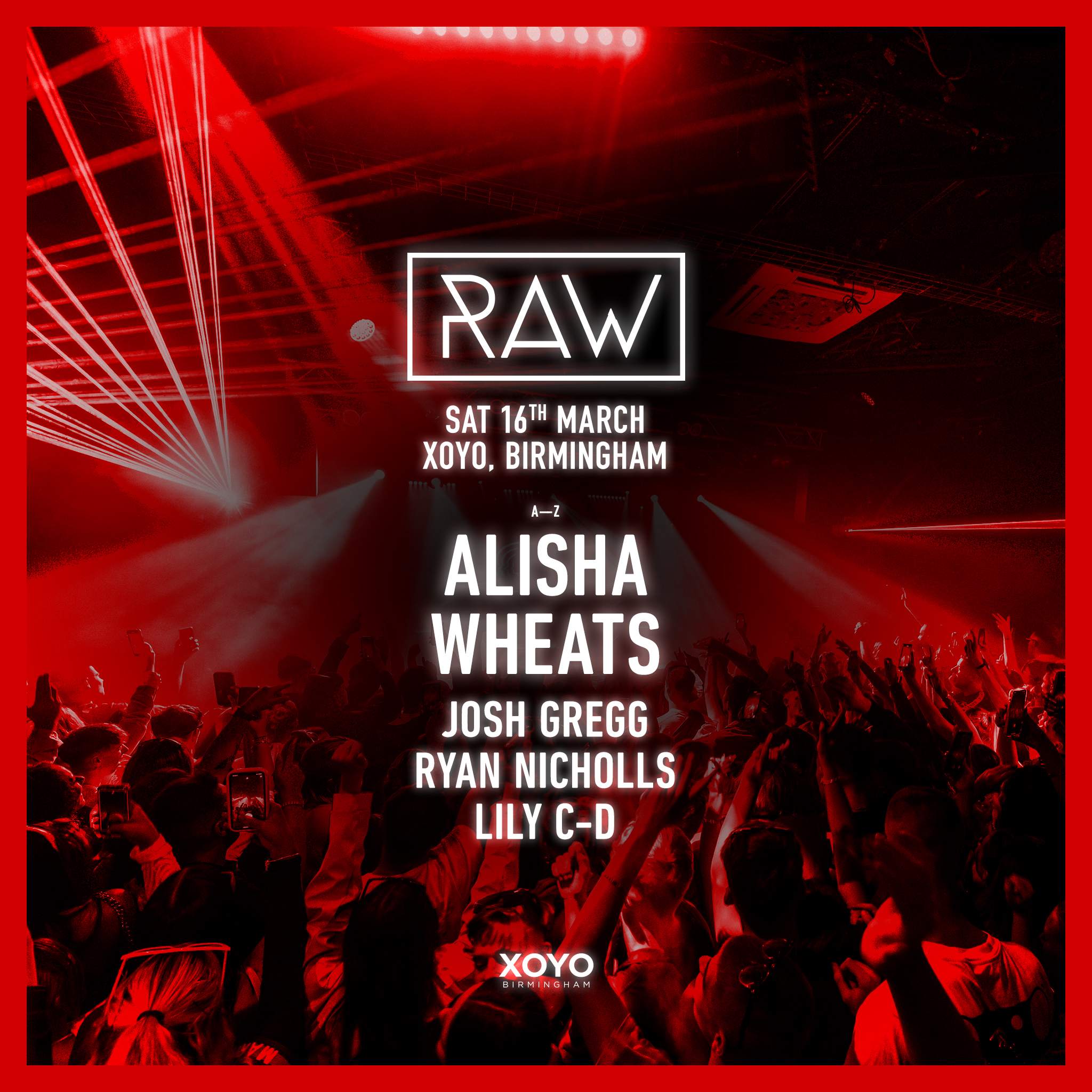 RAW presents Alisha & Wheats - フライヤー表