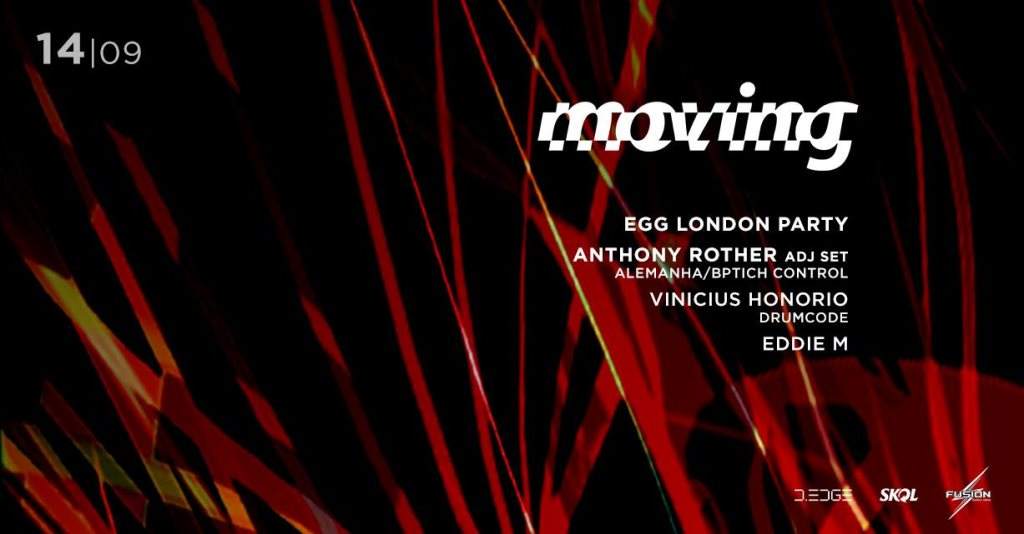 Moving with Anthony Rother (and Egg LDN Showcase) - フライヤー表
