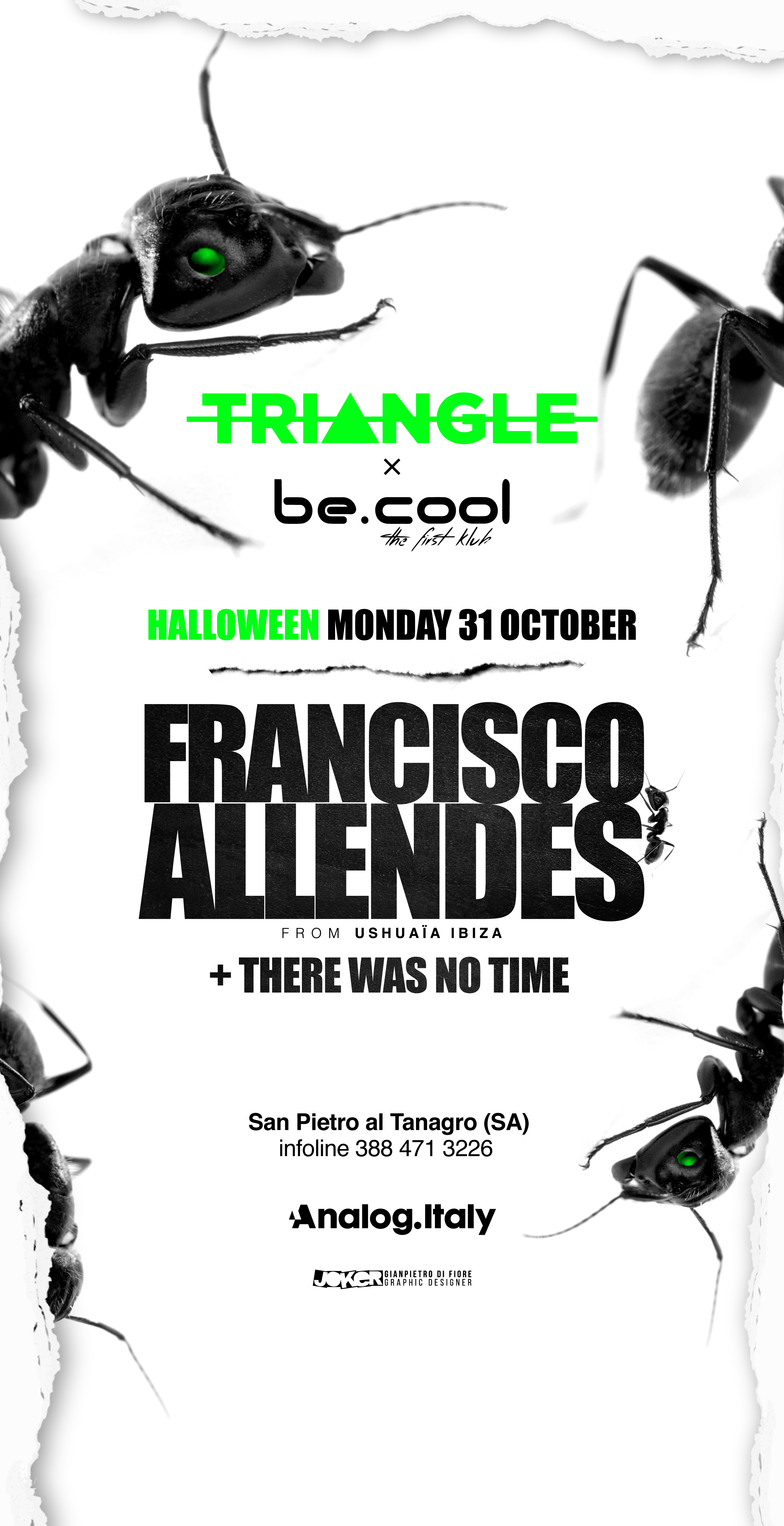 TRIANGLE OPENING PARTY - Francisco Allendes + THERE WAS NO TIME - Página frontal