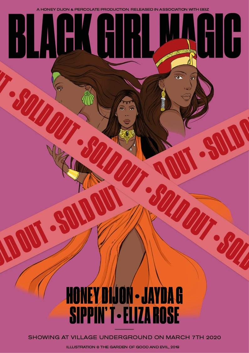 Honey Dijon Pres. 'Black Girl Magic' with BBZ - Sold Out - Página frontal