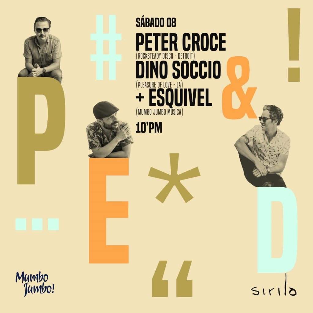 Peter Croce, Dino Soccio, & Esquivel - フライヤー表