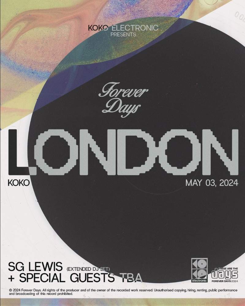 KOKO Electronic: SG Lewis - Página frontal