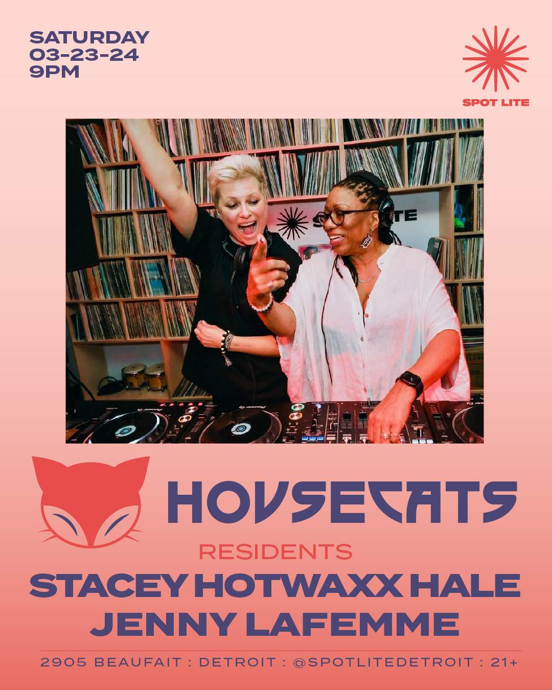 Housecats featuring Stacey Hotwaxx Hale & Jenny Lafemme - Página frontal
