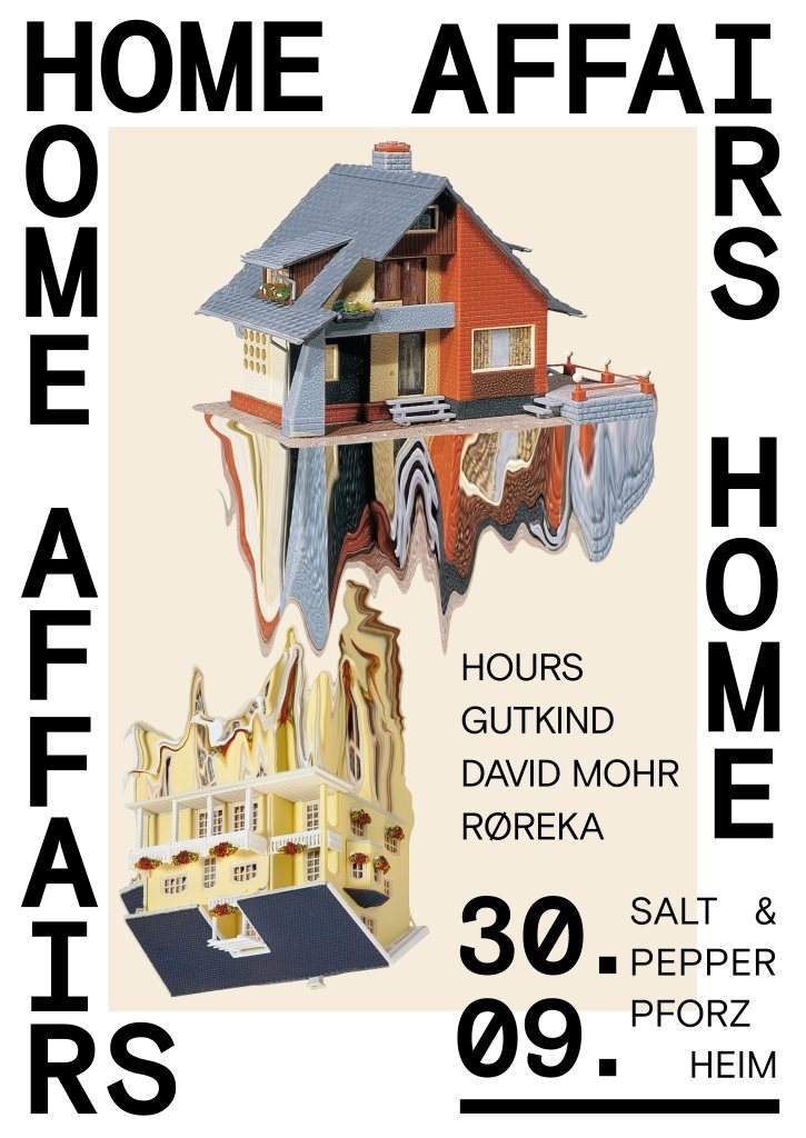 Homeaffairs with Hours, Gutkind, David Mohr, Roreka - Página frontal