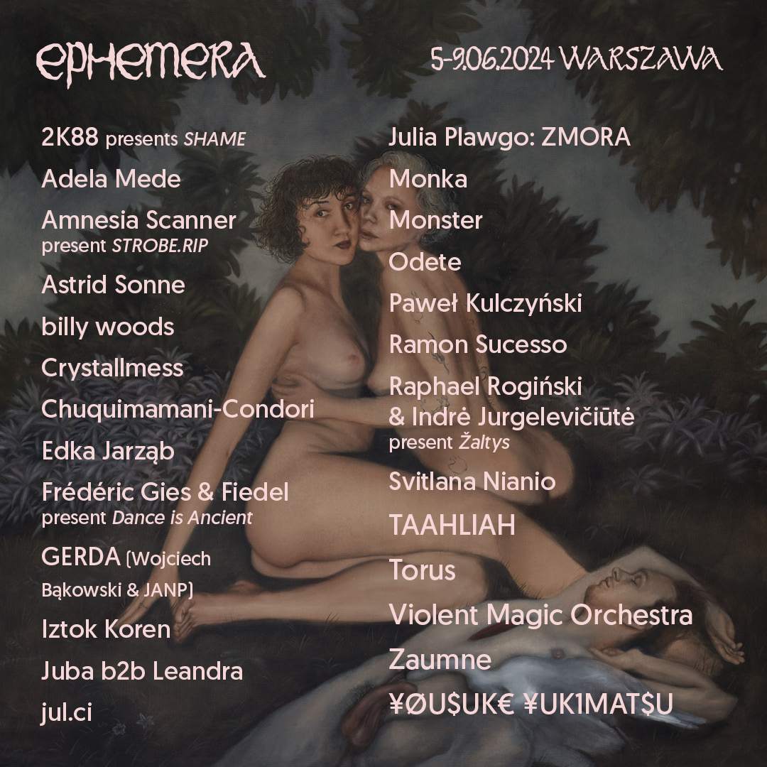 Ephemera Festival - フライヤー裏