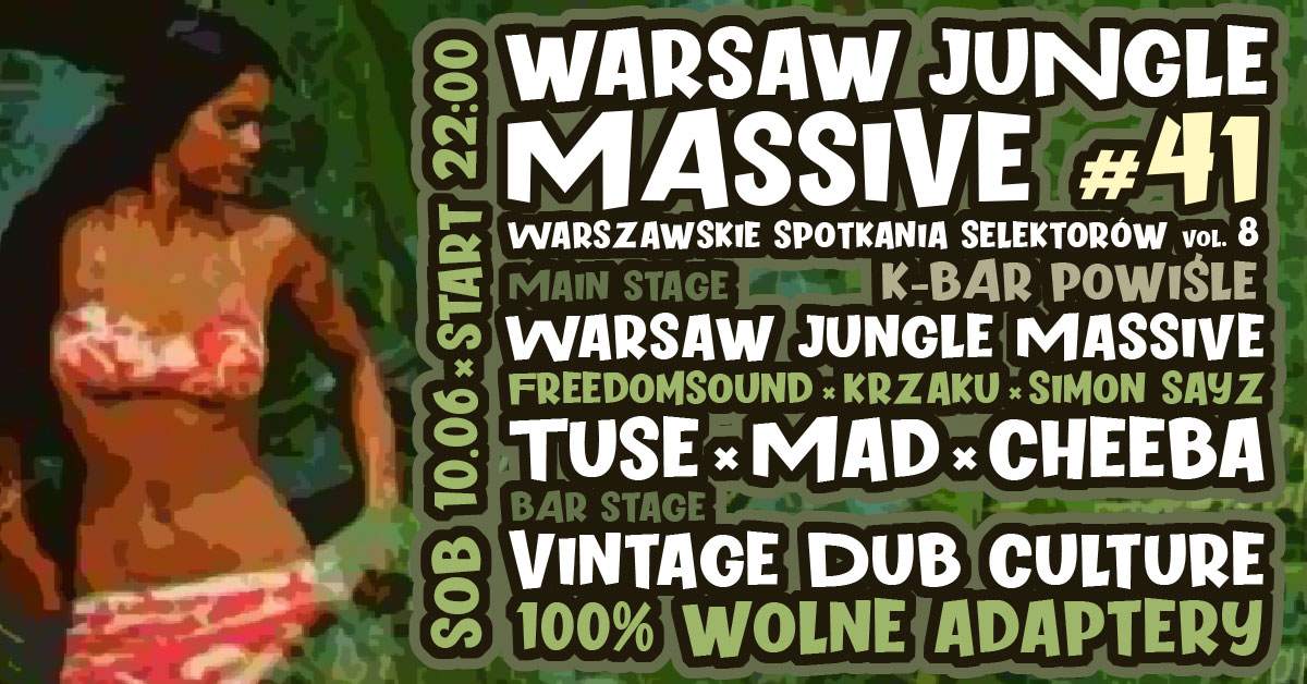 Warsaw Jungle Massive #41 & Warszawskie Spotkanie Selektorów vol. 8 - フライヤー裏
