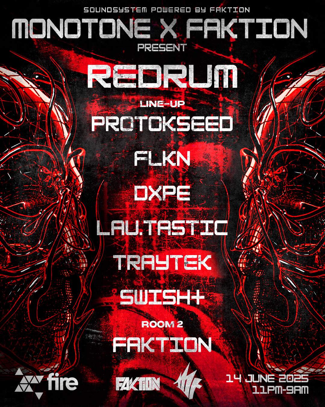 REDRUM at Fire, London
