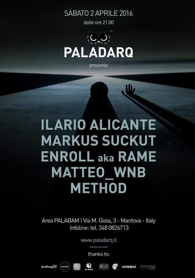 Paladarq with Ilario Alicante, Markus Suckut, Enroll, Matteo_wnb, Method - Página trasera
