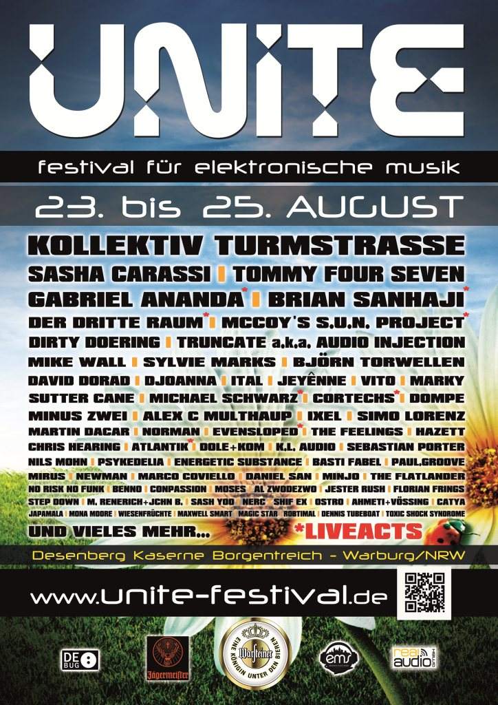 Unite Festival 2013 - フライヤー表