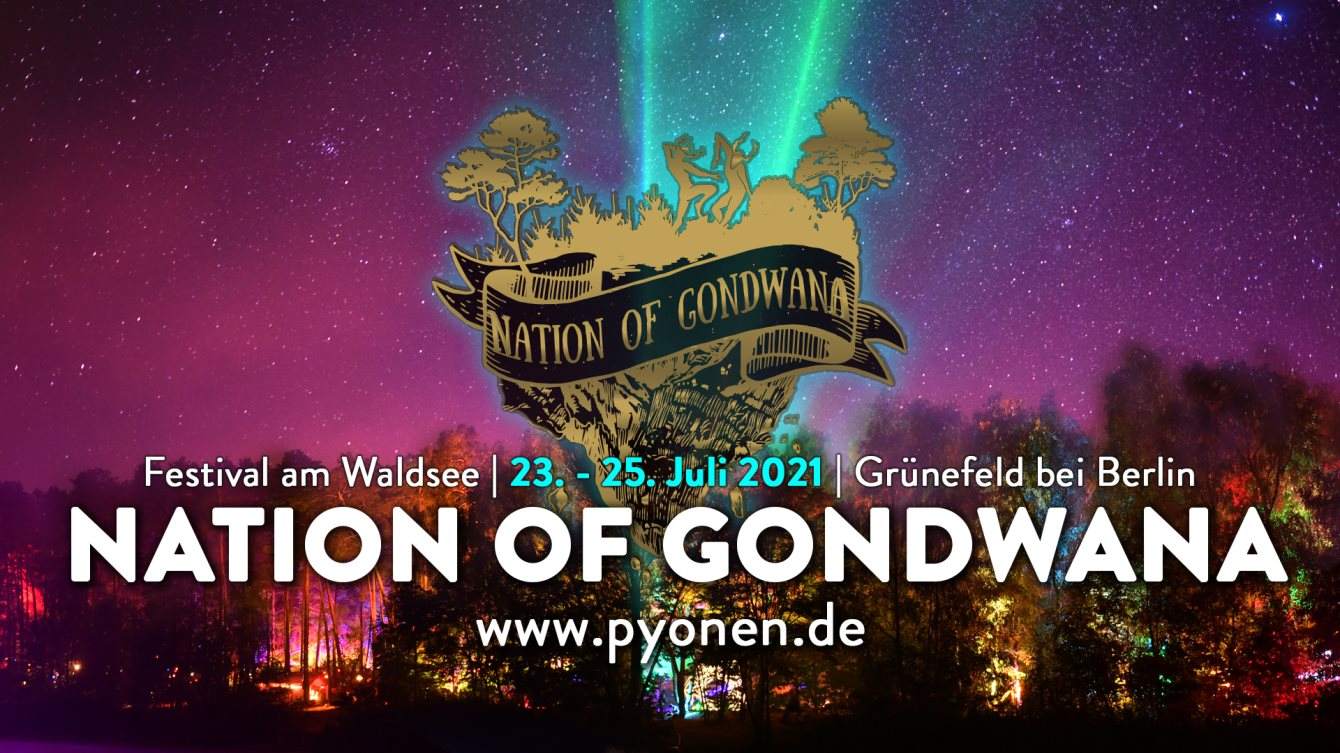 Nation of Gondwana - Festival 2020 - Cancelled - フライヤー表