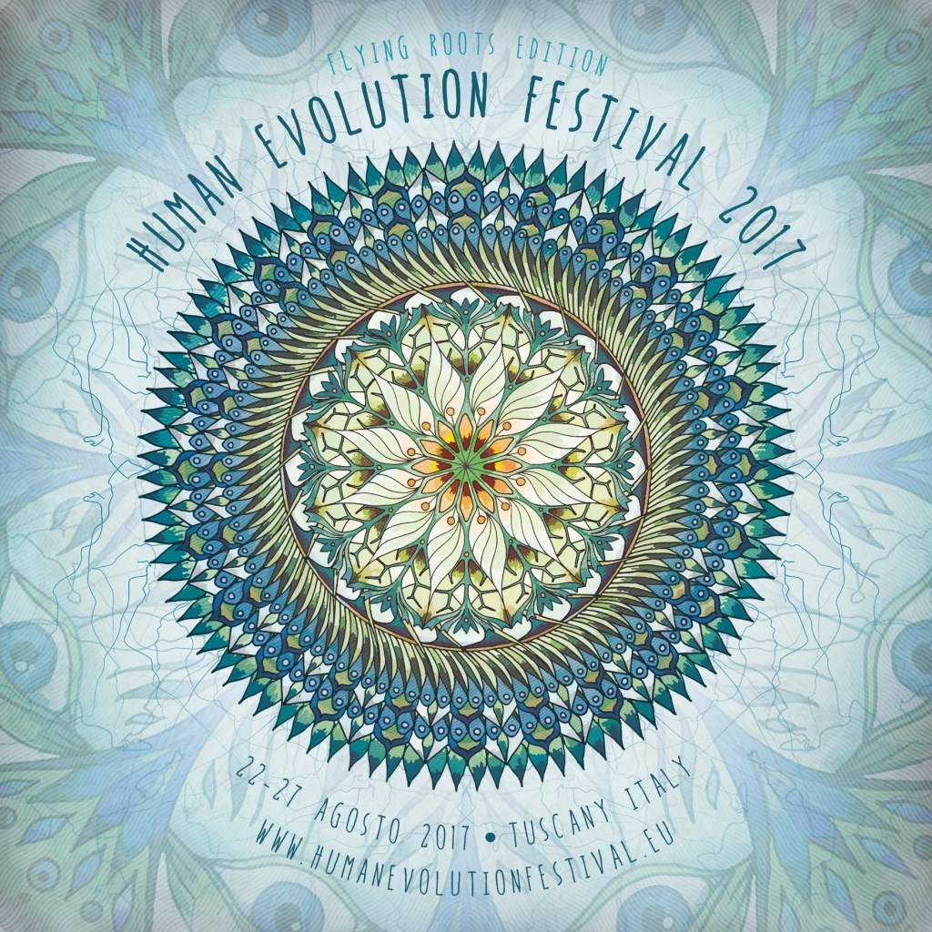 Human Evolution Festival - Flying Roots - フライヤー表