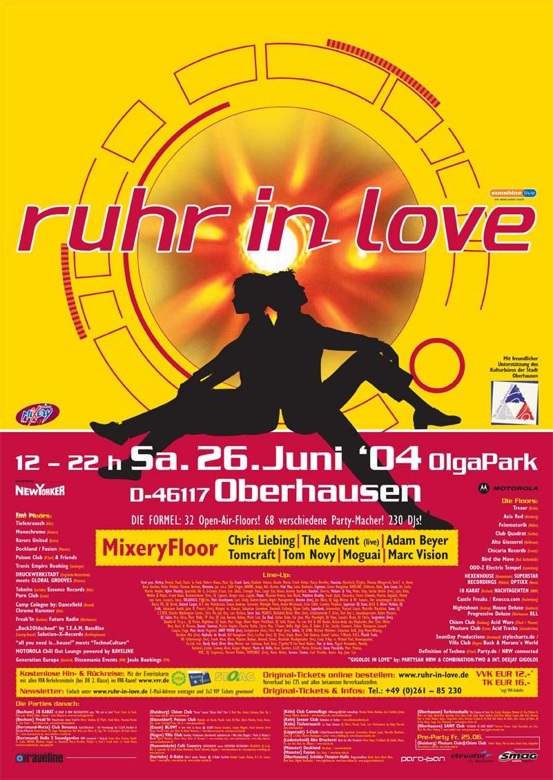 Ruhr In Love - フライヤー表