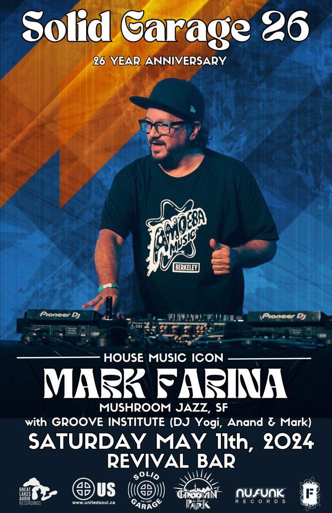 Solid Garage 26 Year Party with Mark Farina - フライヤー裏