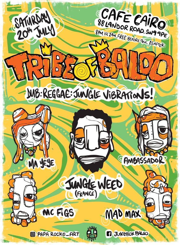 Tribe Of Baloo - Dub Reggae Edition - Página trasera