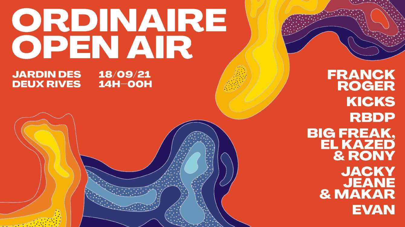 Ordinaire Open Air 2021 - フライヤー表